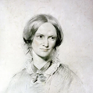 Charlotte Bronte, English novelist, 1850. Artist: George Richmond