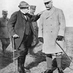 General Philippe Petain and Georges Clemenceau, (1926)