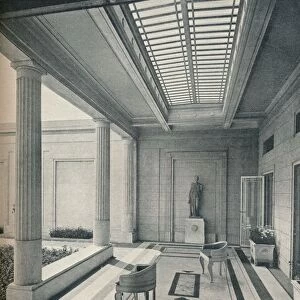 House in Grosvenor Road Westminster - The Stoa Looking West. G. and A. Gilbert Scott, Architects