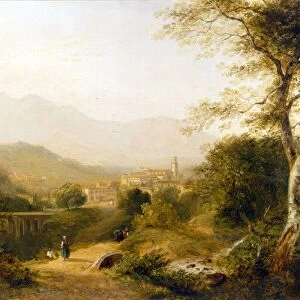 Italian Landscape, 1839. Creator: Joseph William Allen (1803-52)
