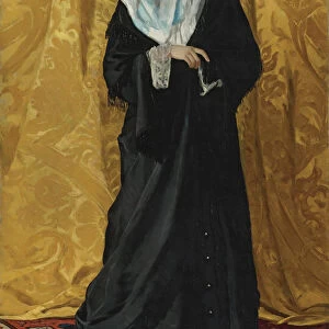 A Lady of Constantinople. Artist: Hamdi Bey, Osman (1842-1910)