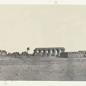 Louqsor, Vue Generale des Ruines;Thebes, 1849 / 51, printed 1852