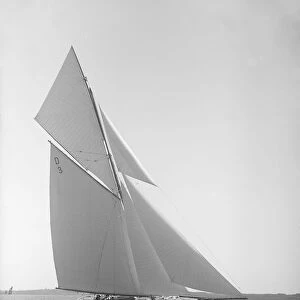 The magnificent 15 Metre sailing yacht Jeano, 1911. Creator: Kirk & Sons of Cowes