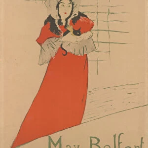 May Belfort, 1895. 1895. Creator: Henri de Toulouse-Lautrec