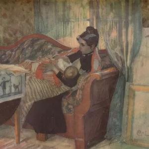 Mother and Child, c1900. Artist: Carl Larsson