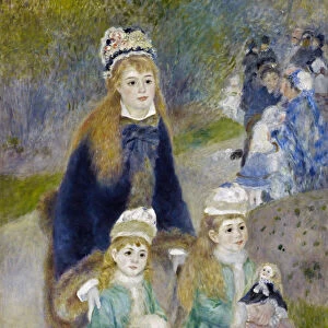 Mother and Children (La Promenade), 1874-1876. Artist: Renoir, Pierre Auguste (1841-1919)
