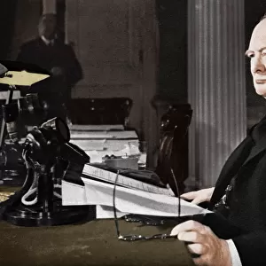 Mr. Churchills V. E. Day Broadcast, 1945 (1955)