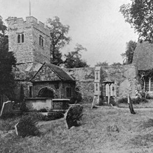 The old church, Chingford, Essex, 1924-1926