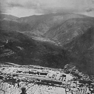Ruins of the Temple of Apollo at Delphi, 1913