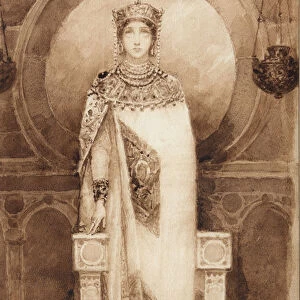 Saint Helena, 1890s. Artist: Vasnetsov, Viktor Mikhaylovich (1848-1926)