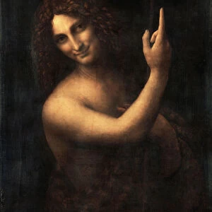 Saint John the Baptist, 1513-1516. Artist: Leonardo da Vinci (1452-1519)