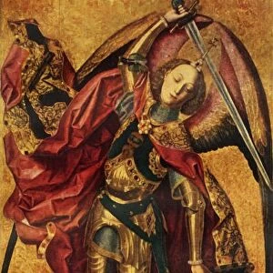 Saint Michael Triumphs over the Devil, 1468, (1946). Creator: Bartolome Bermejo