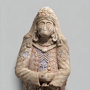 Standing Figure with Jeweled Headdress, Iran, 12th-early 13th century. Creator: Unknown