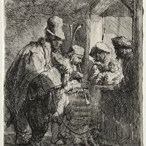The Strolling Musicians, c. 1635. Creator: Rembrandt van Rijn (Dutch, 1606-1669)