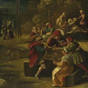 Tarocchi card games, ca 1518. Artist: Dossi, Dosso (ca. 1486-1542)