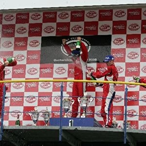 FIA GT Championship: 2nd: Thomas Biagi / Christian Montenari AF Corse, left