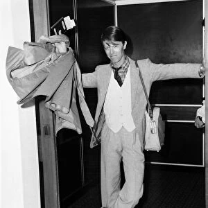 David Bowie at Heathrow Airport 1978