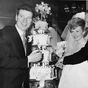 Max Bygraves at daughter Christines wedding to Michael Richards - December 1961