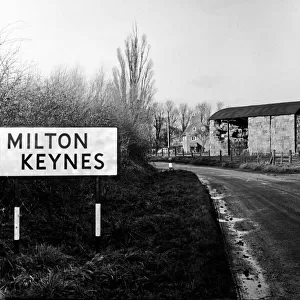 Milton Keynes, January 1967. Milton Keynes, locally abbreviated to MK