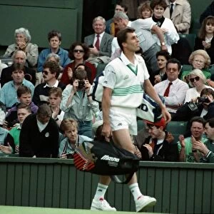 Wimbledon Tennis Championships. Ivan Lendl June 1991 91-4117-107