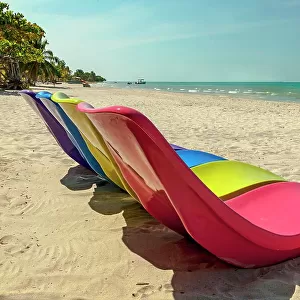 Colombia, Sucre, Punta Seca, Beach Scene