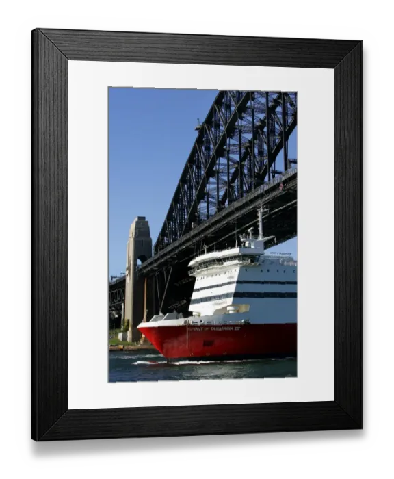 Framed Print : Australia-Transport-Maritime-Tasmania Framed Print : Australia-Transport-Maritime-Tasmania
