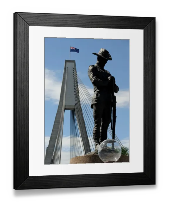 Framed Print : Australia-Theme-Landmark - Anzac