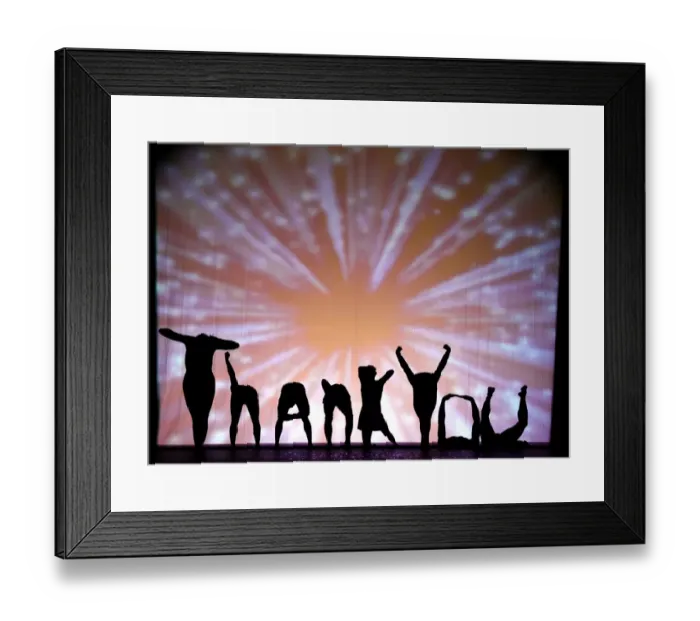 Framed Print : Us-Entertainment-Arts-Dance-Pilobolus s-Shadowland