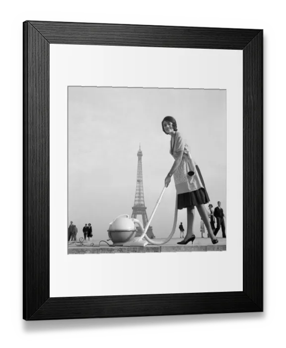 Framed Print : Trocadero Flying Vacuum Cleaner