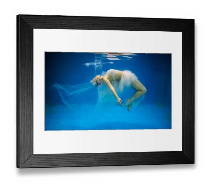 Framed Print : Chinese Bride-To-Be Posing Underwater Framed Print : Chinese Bride-To-Be Posing Underwater