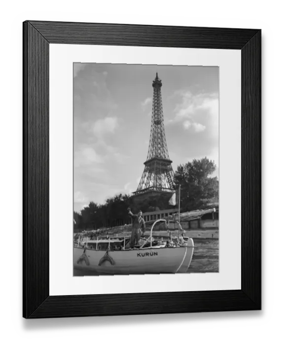 Framed Print : France-Sailing-Le Toumelin Framed Print : France-Sailing-Le Toumelin