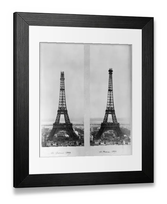 Framed Print : Fra-Eiffel Tower-Building Framed Print : Fra-Eiffel Tower-Building