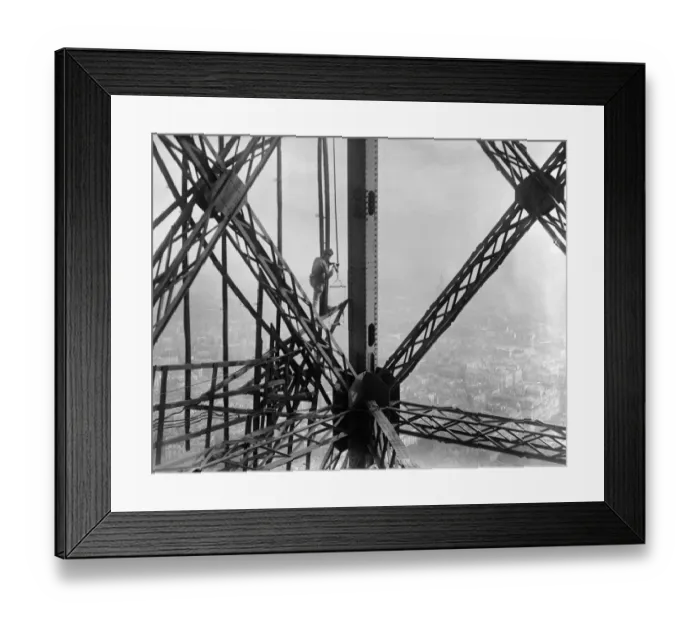 Framed Print : Fra-Eiffel Tower Framed Print : Fra-Eiffel Tower
