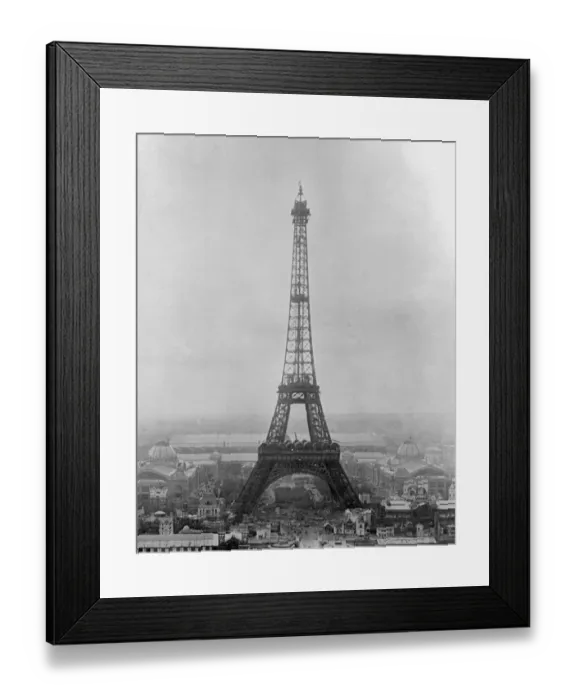 Framed Print : France-Monument-Tourism-Eiffel Tower-Anniversary Framed Print : France-Monument-Tourism-Eiffel Tower-Anniversary