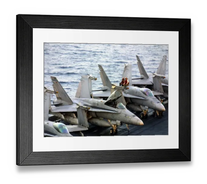 Framed Print : Us-Attacks-Uss Enterprise Framed Print : Us-Attacks-Uss Enterprise