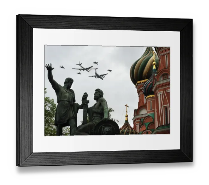 Framed Print : Russia-History-Wwii-Parade-Rehearsal