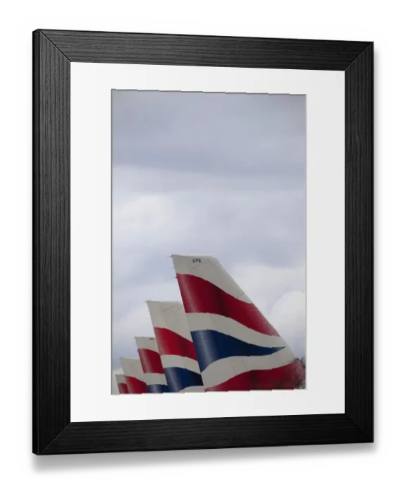 Framed Print : Britain-Airline-Ba-Employee-Strike