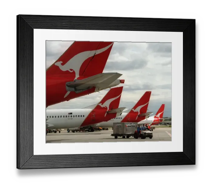 Framed Print : Australia-Qantas