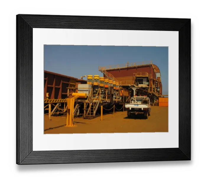 Framed Print : Australia-Economy-Mining