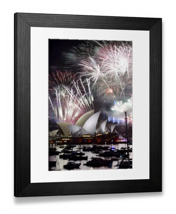 Framed Print : Australia-New Year
