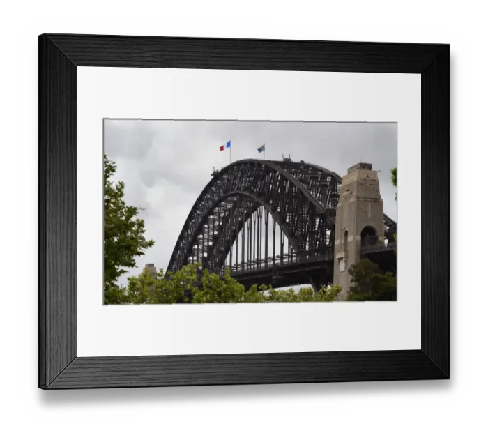Framed Print : Australia-France-Bridge