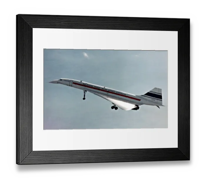Framed Print : France-Concorde-First Flight