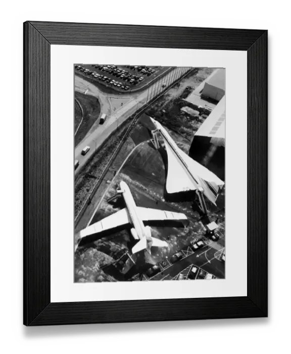 Framed Print : Retro Concorde