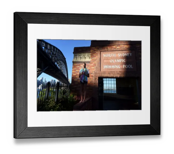 Framed Print : Oly-2016-Rio-Swimming-Coach-Feature
