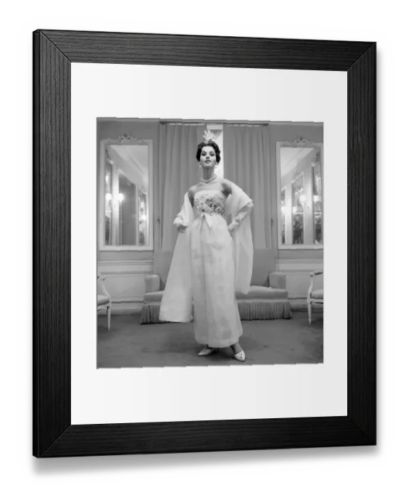 Framed Print : Dior-Saint-Laurent-Trapeze Framed Print : Dior-Saint-Laurent-Trapeze