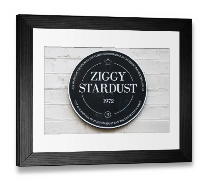 Framed Print : Britain-Music-Obit-Bowie
