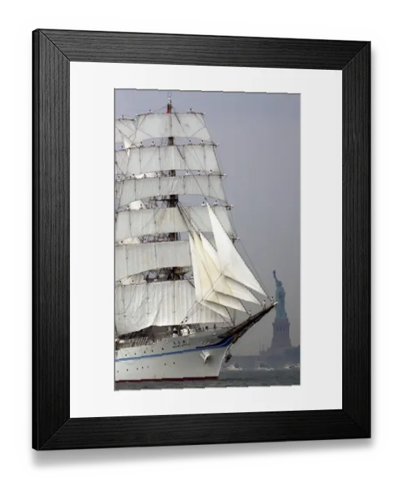 Framed Print : Us-Opsail-Kaiwo Maru