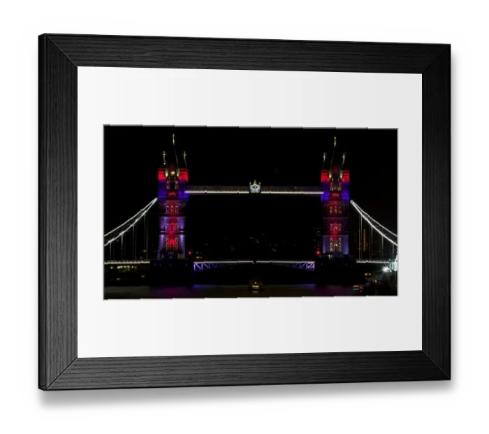 Framed Print : Britain-London-Bridge-Lights