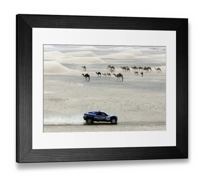 Framed Print : Motor Rallying-Dakar-Schlesser