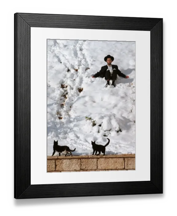 Framed Print : Retro-Israel-Weather